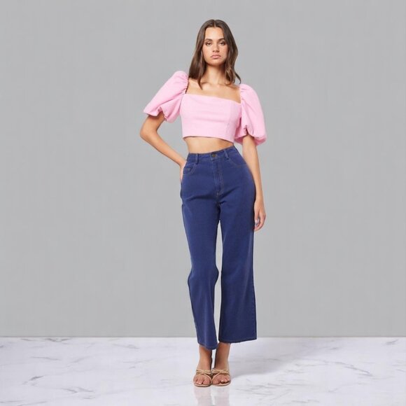 NWT Elliatt Rhythm Crop Top Baby Pink - Picture 8 of 8